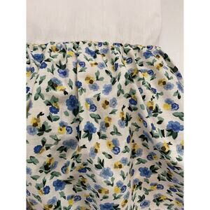 Vintage Laura Ashley Polyanthus Primrose Full/Queen Bed Skirt Dust Ruffle